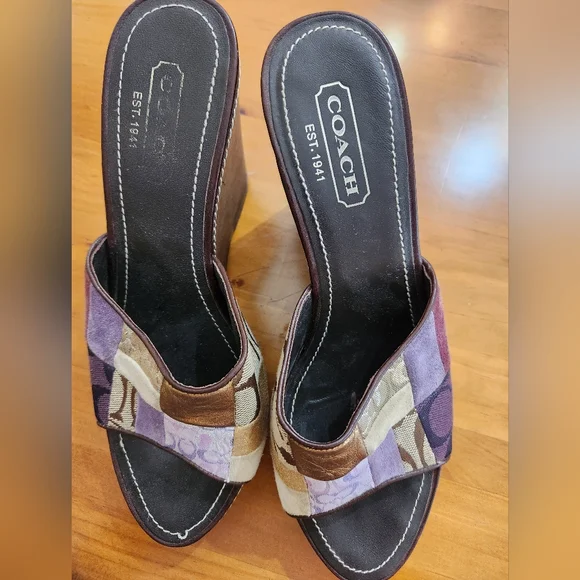 Coach patchwork clogs - Picture 2 of 10